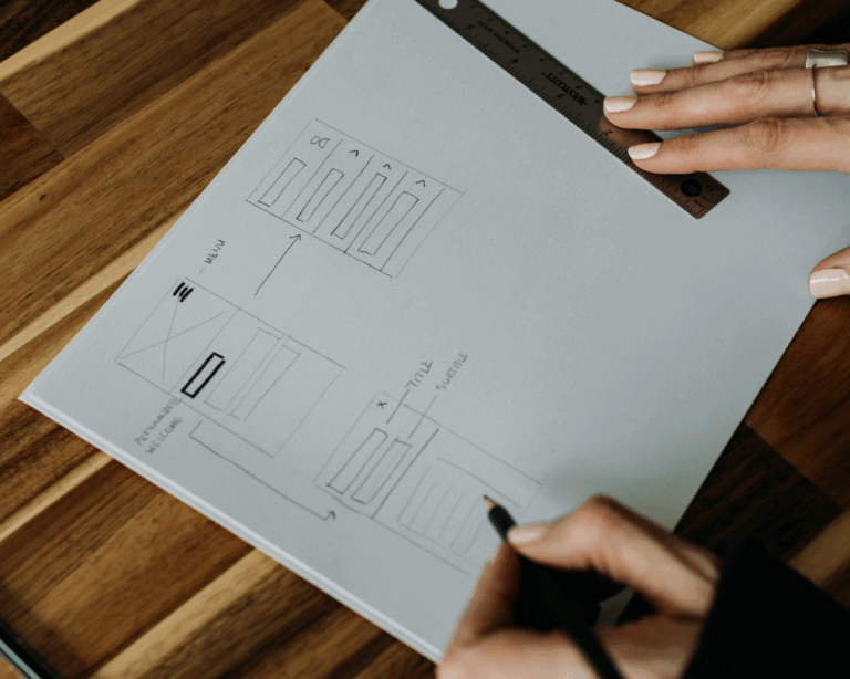 User stories and wireframes drwing