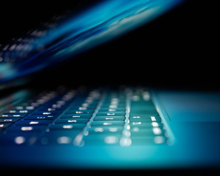 cyber security laptop closing