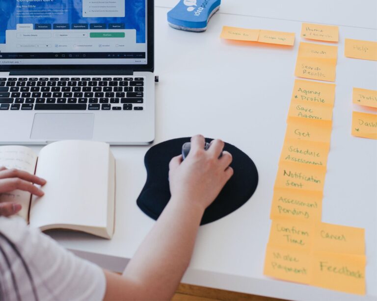 product owner by laptop